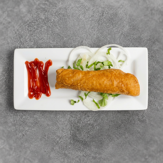 Seekh Kabab Paratha Roll.